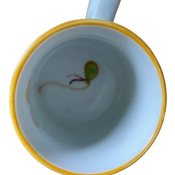 Set: DEMITASSE Bunny cup and sauce, Flowers, Balloons Espresso demitasse 4oz - Picture 9 of 14